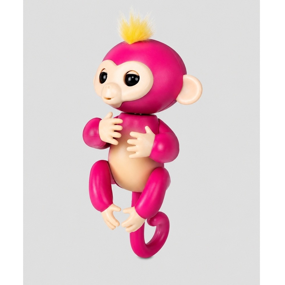 WowWee Fingerlings Interactive Baby Monkey Pink Bella Robotic Toy 5 Inch